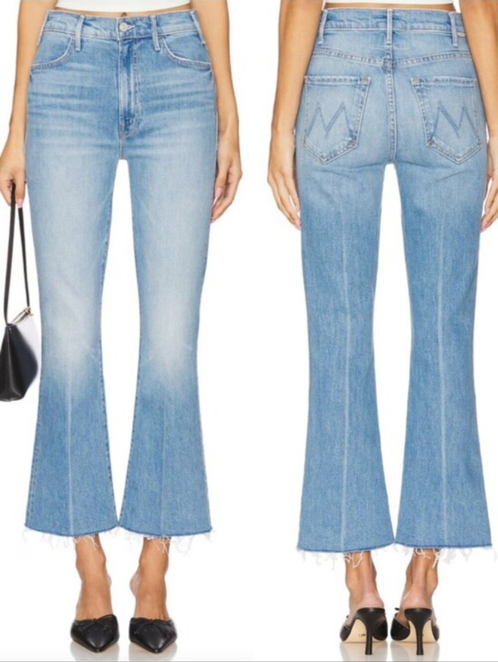Mother Superior Hustler Ankle Fray Jeans No Offense Wash size 27 - Picture 1 of 10